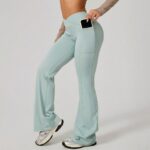 Yoga Pants Seamed Flare Leg Yoga Pants