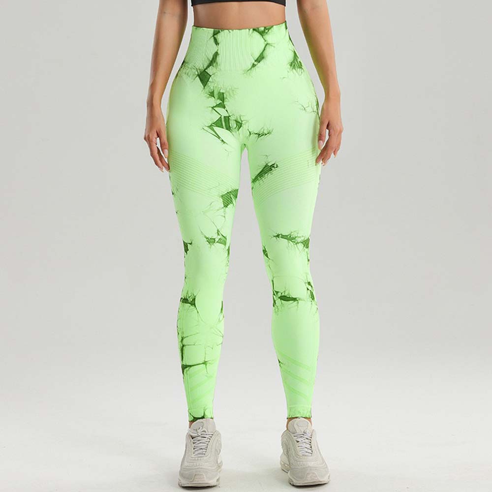 Yoga Pants Seamless Tie-dye Leggings