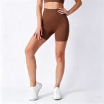 Yoga Shorts Seamless Ribbed Shorts