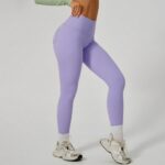 Yoga Pants High Waist V-Cross Butt Lifting Leggings with Pockets